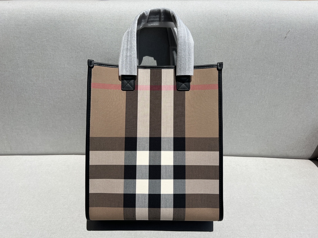 [TOP] BURBERRY Canvas  Tote bag - 26.5×31×11.5 cm - 2 Colors