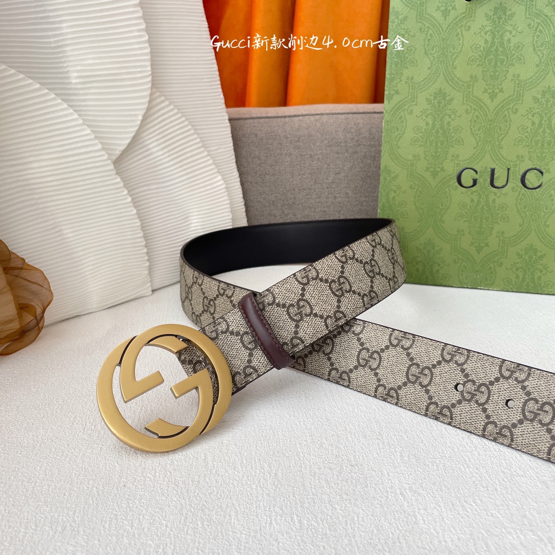 [TOP] GUCCI Classic Leather Belt