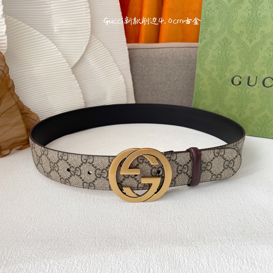 [TOP] GUCCI Classic Leather Belt