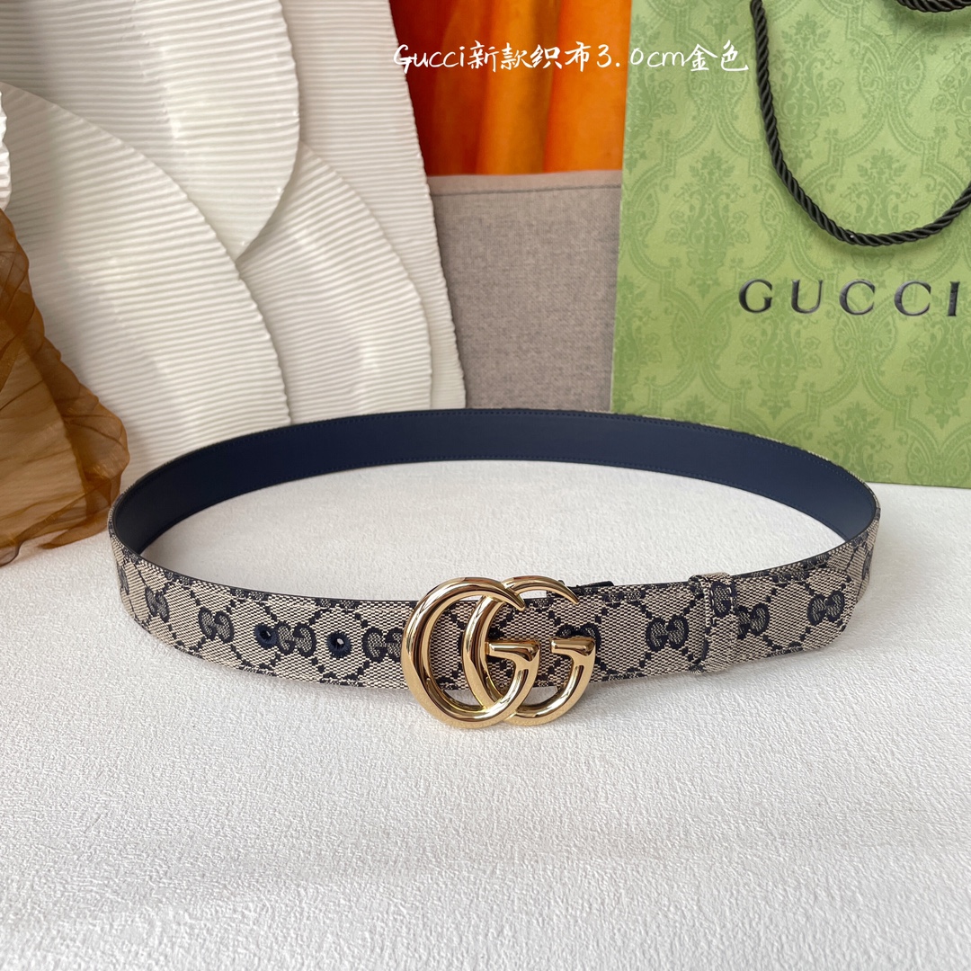 [TOP] GUCCI Classic Leather Belt - 2 Colour