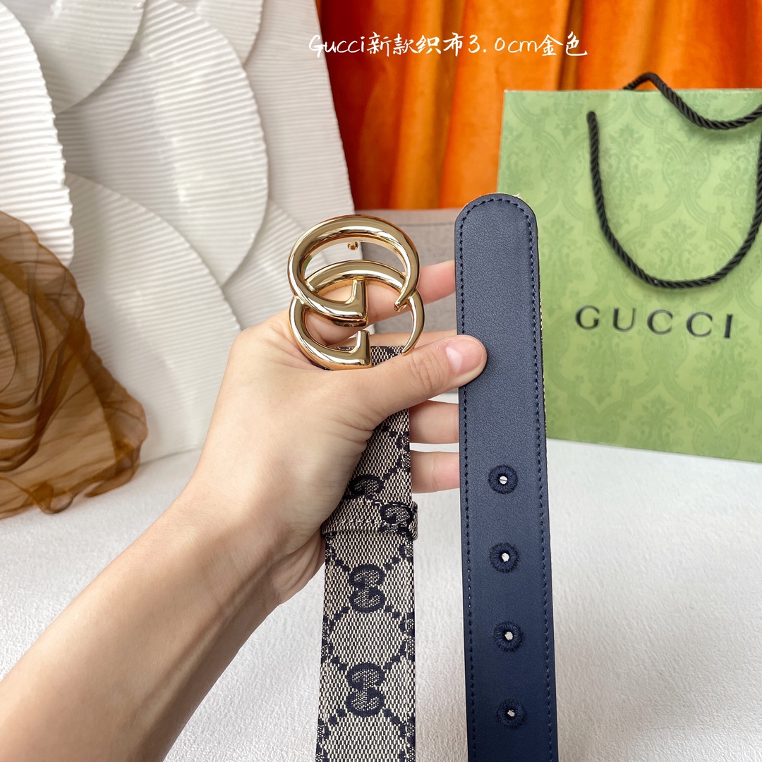 [TOP] GUCCI Classic Leather Belt - 2 Colour