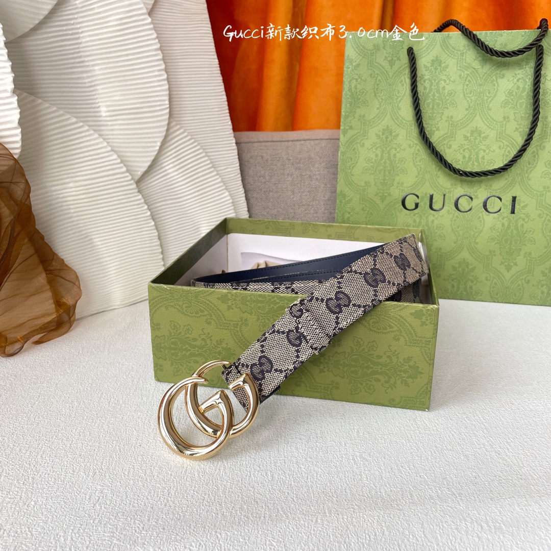[TOP] GUCCI Classic Leather Belt - 2 Colour