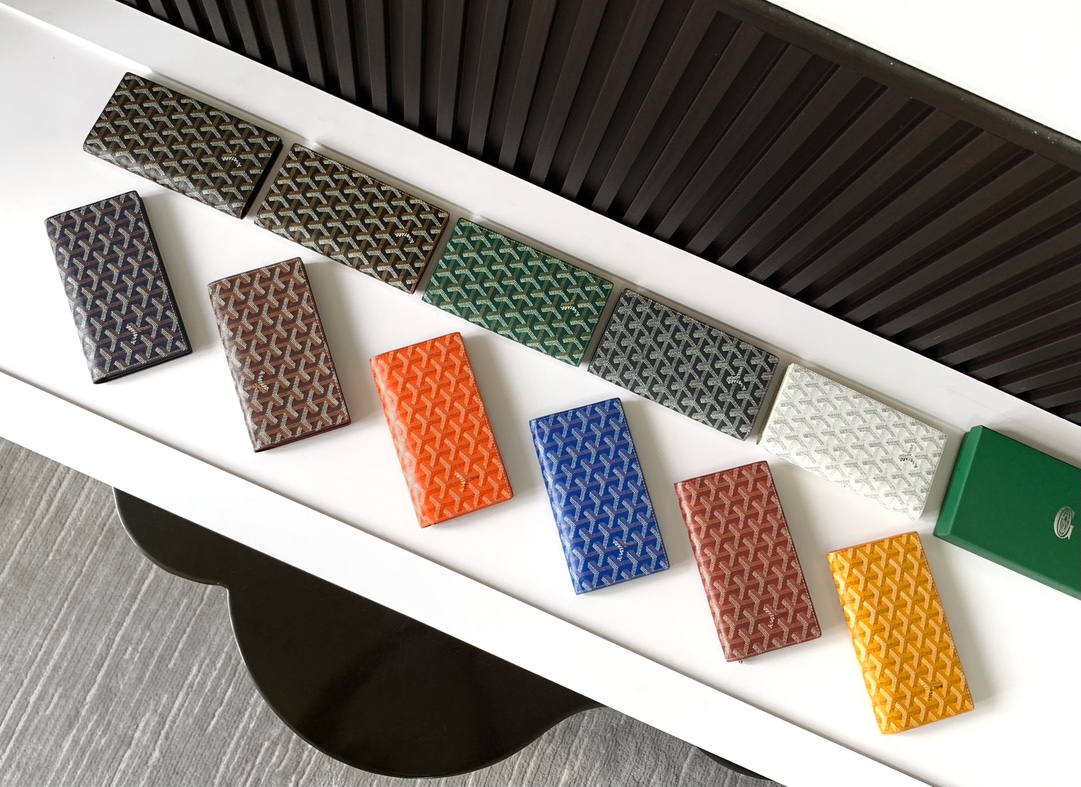 [TOP] Goyard Richelieu Wallet 10.5 x 2 x 19 cm - 11 Colors