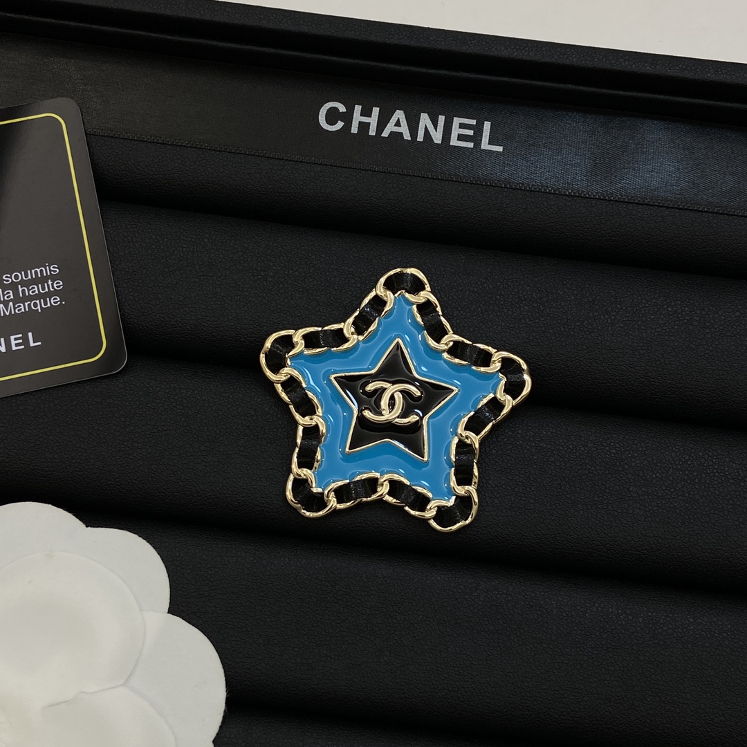 [TOP] CHANEL Star Brooch