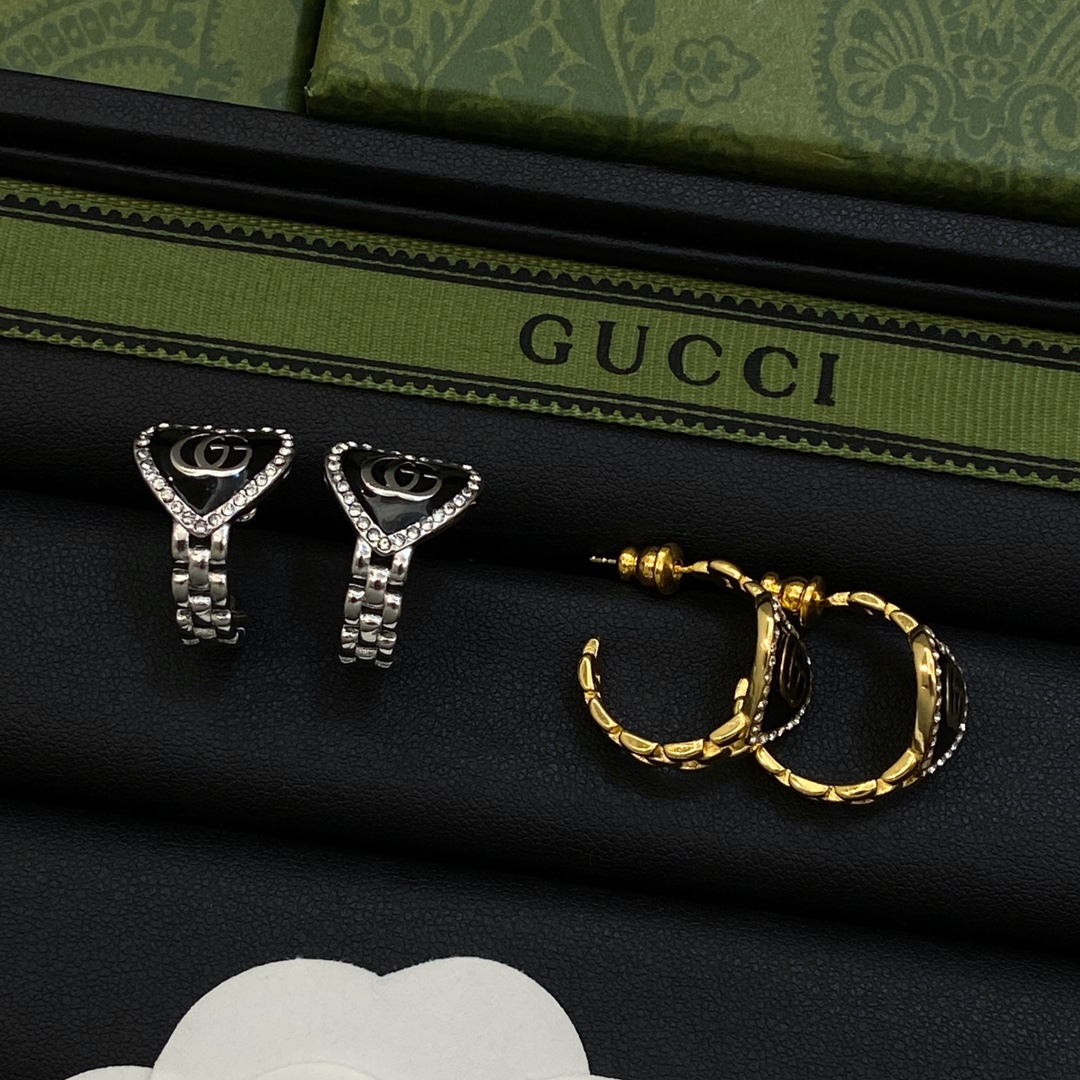 [TOP] GUCCI Earrings-4 Colors