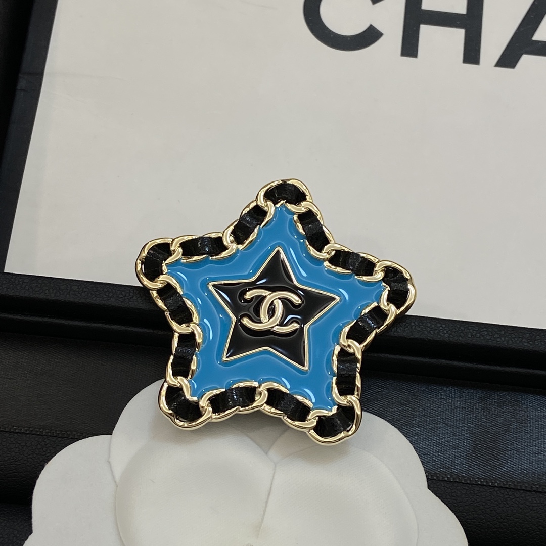 [TOP] CHANEL Star Brooch