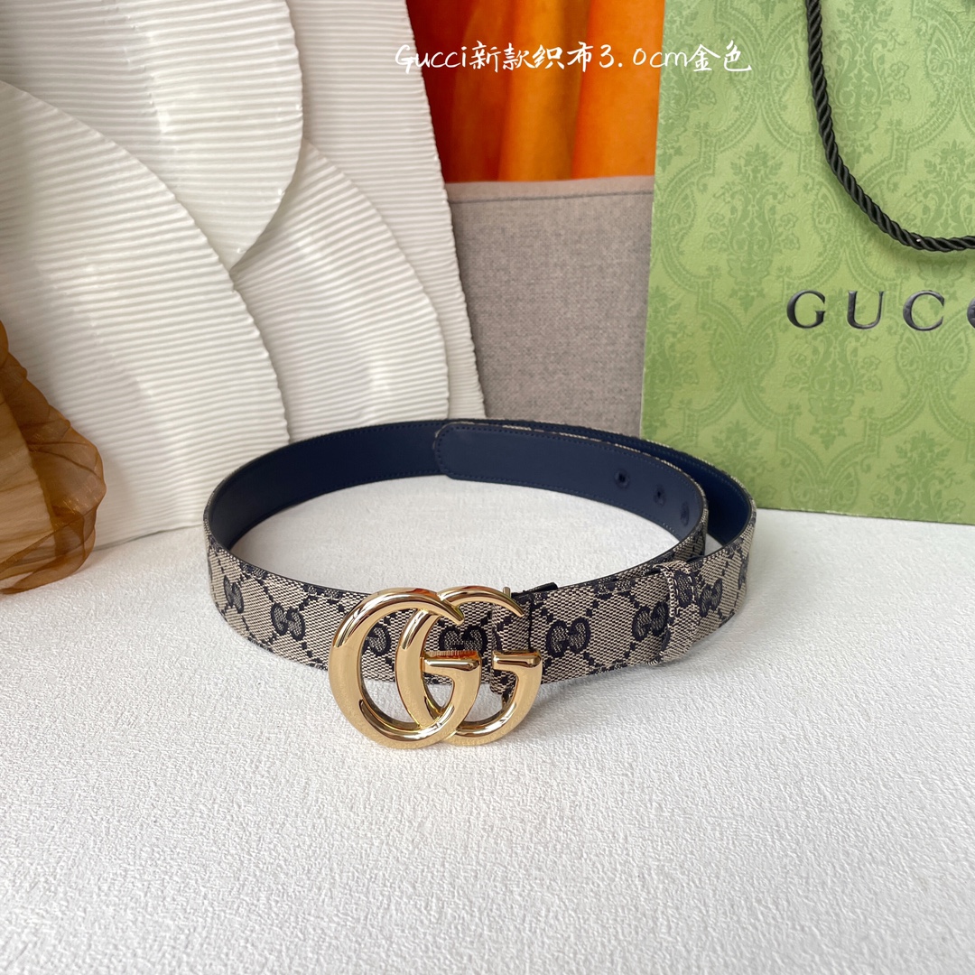 [TOP] GUCCI Classic Leather Belt - 2 Colour