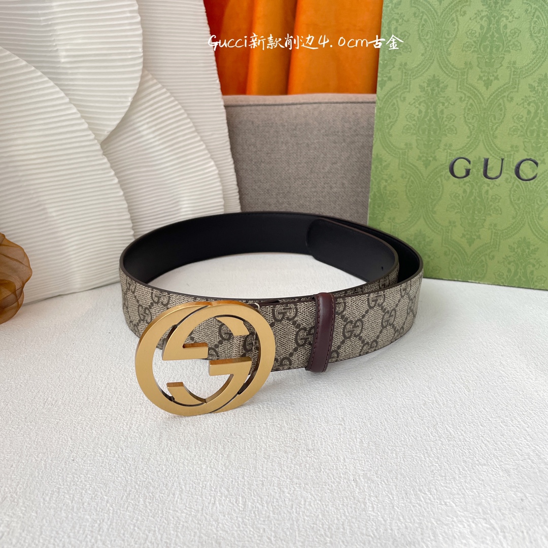 [TOP] GUCCI Classic Leather Belt