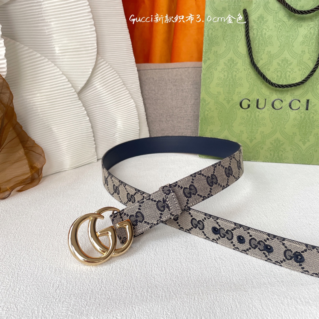 [TOP] GUCCI Classic Leather Belt - 2 Colour