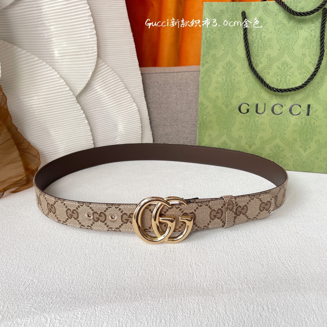[TOP] GUCCI Classic Leather Belt - 2 Colour