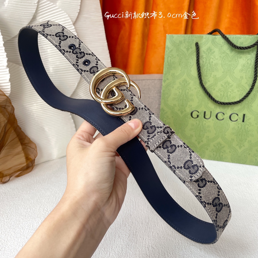 [TOP] GUCCI Classic Leather Belt - 2 Colour
