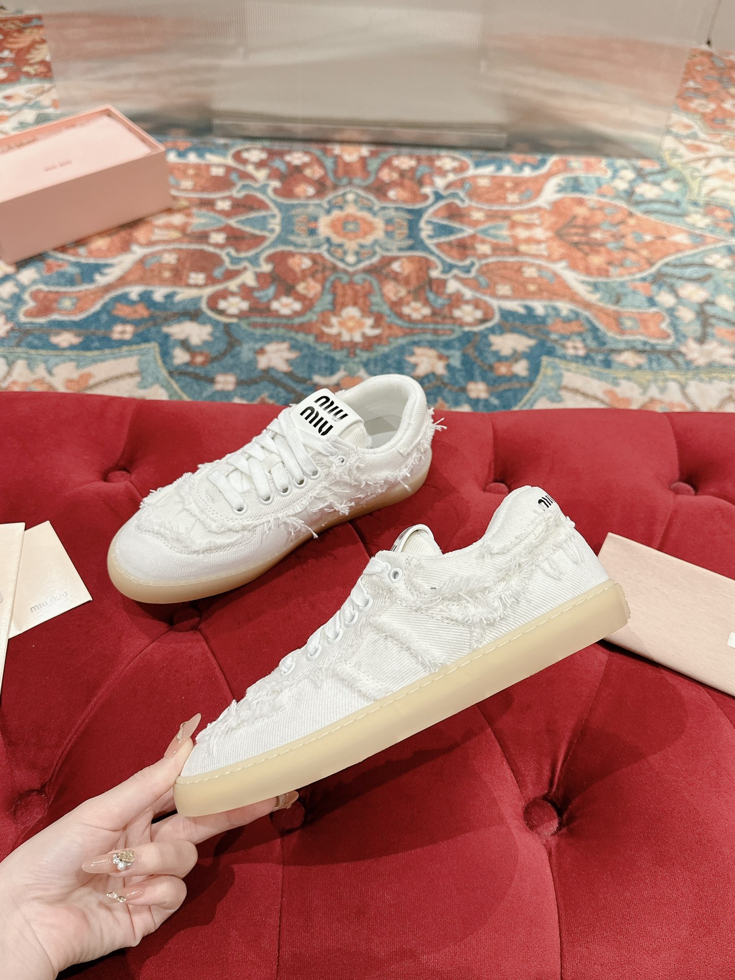 [TOP] Miu Miu Retro German Training Shoes - 5 Color