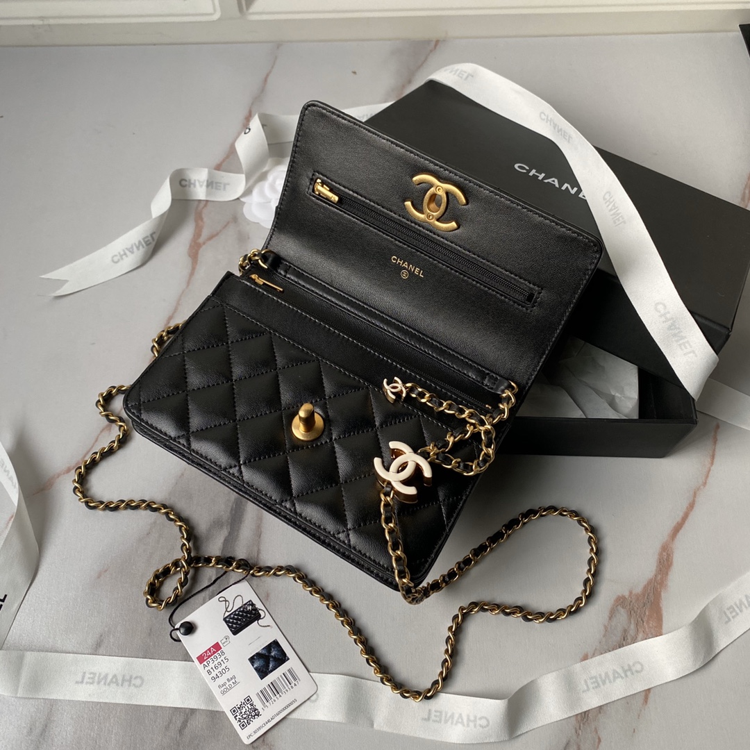 [TOP] CHANEL WOC Lambskin Bag 19 cm - 2 Color