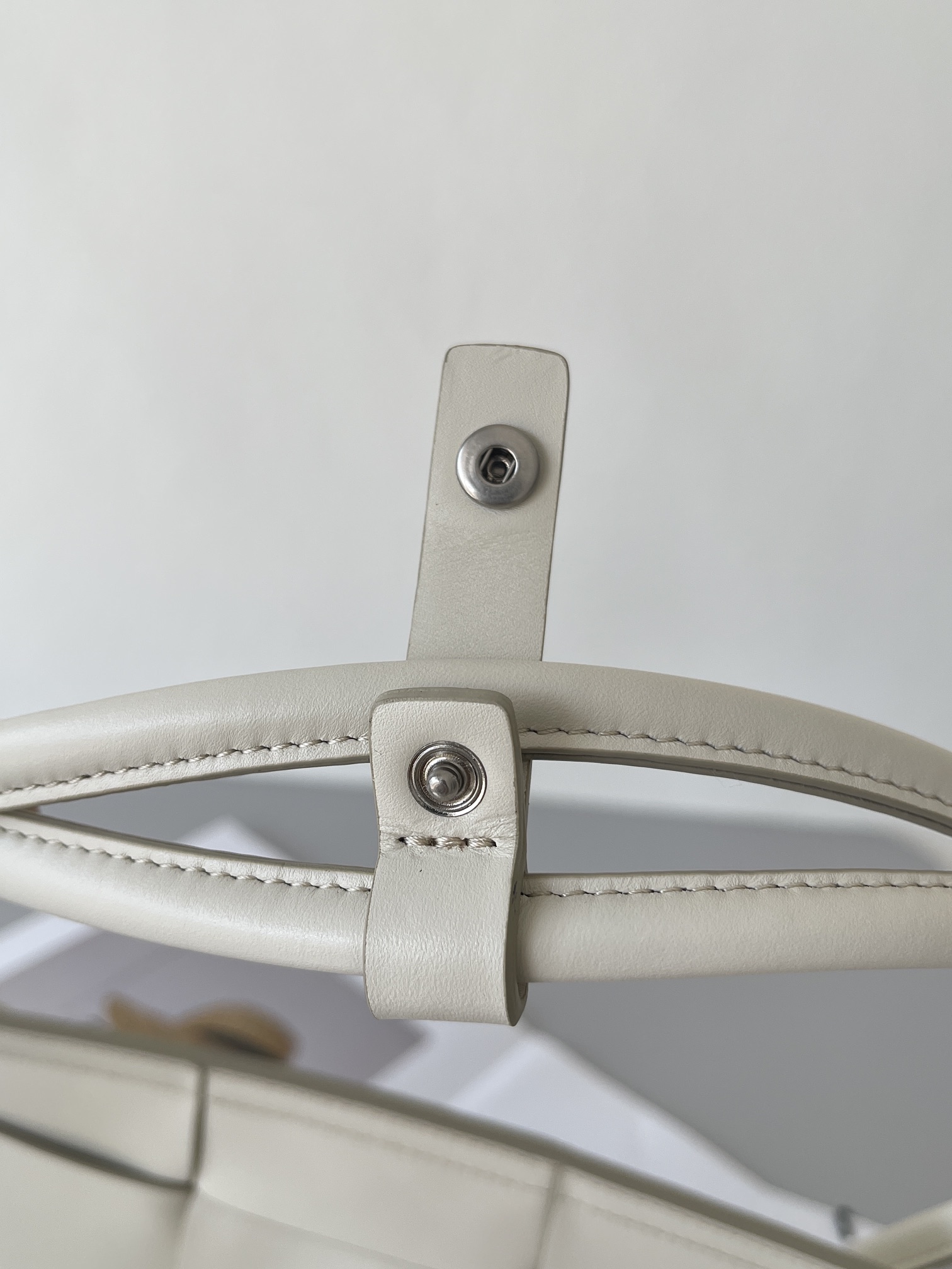 [TOP] Bottega Veneta BV Arco Bags 38X33X6cm - White