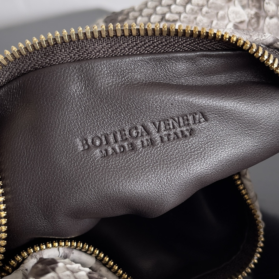 [TOP] Bottega Veneta BV Jodie Bag Python Leather Bag 23 cm