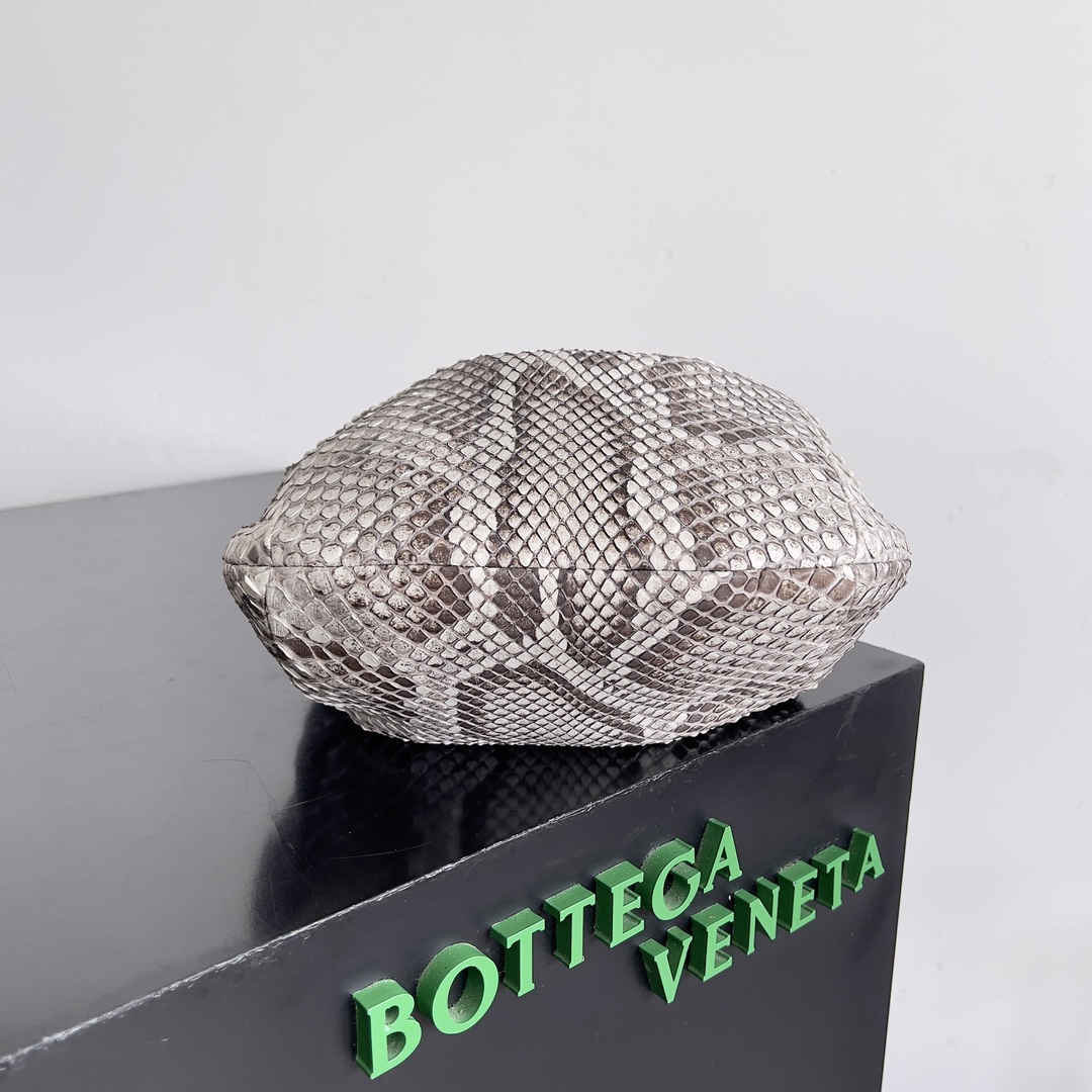 [TOP] Bottega Veneta BV Jodie Bag Python Leather Bag 23 cm