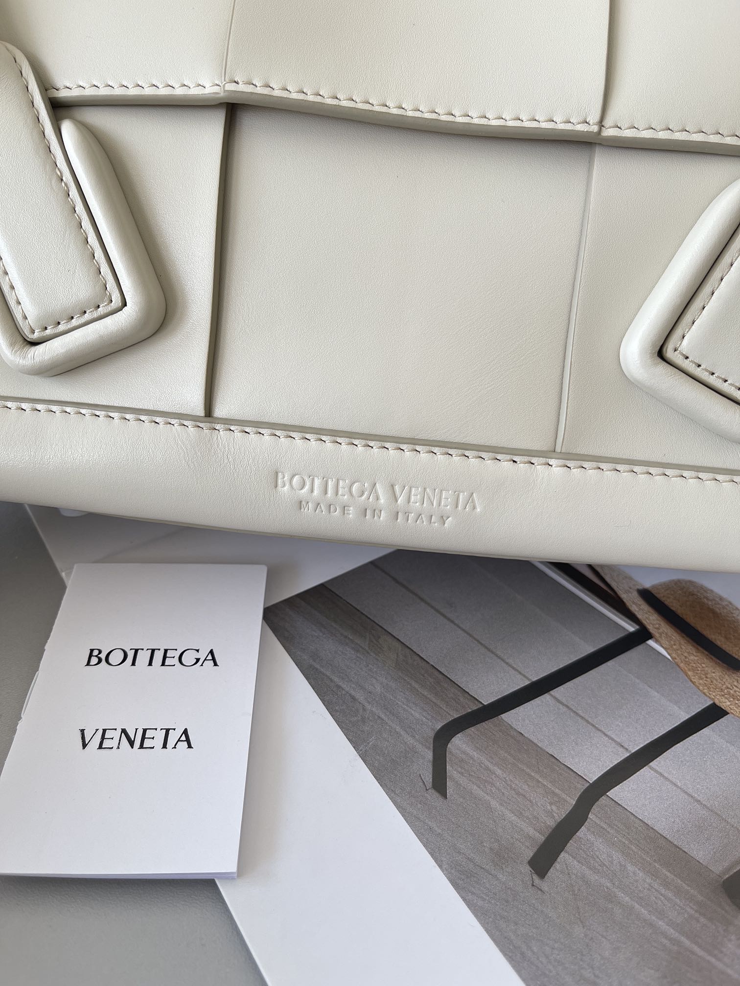 [TOP] Bottega Veneta BV Arco Bags 38X33X6cm - White