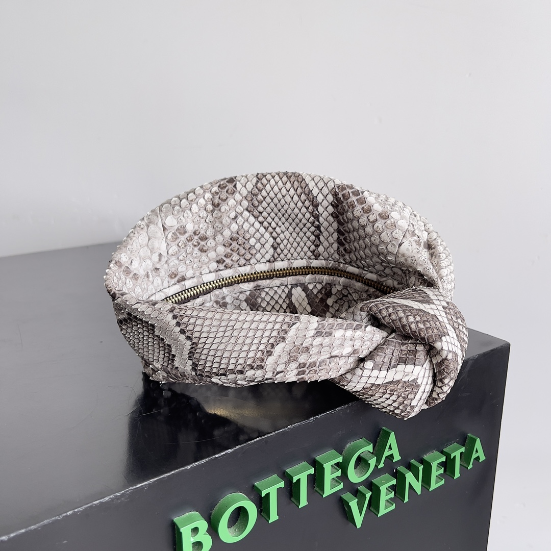 [TOP] Bottega Veneta BV Jodie Bag Python Leather Bag 23 cm