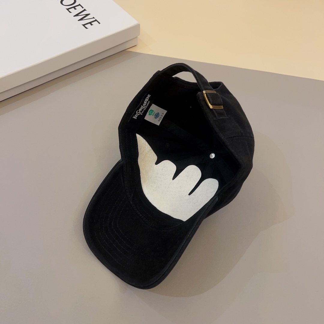 [TOP] Yves Saint Laurent YSL  Baseball Cap