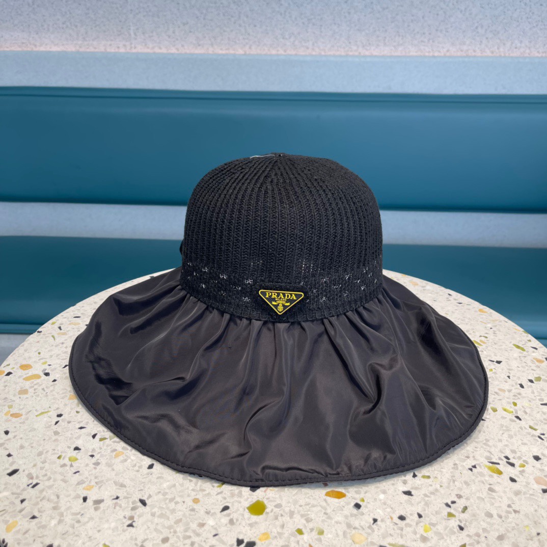 [TOP] PRADA Sunscreen Fisherman's Hat - 4 Color