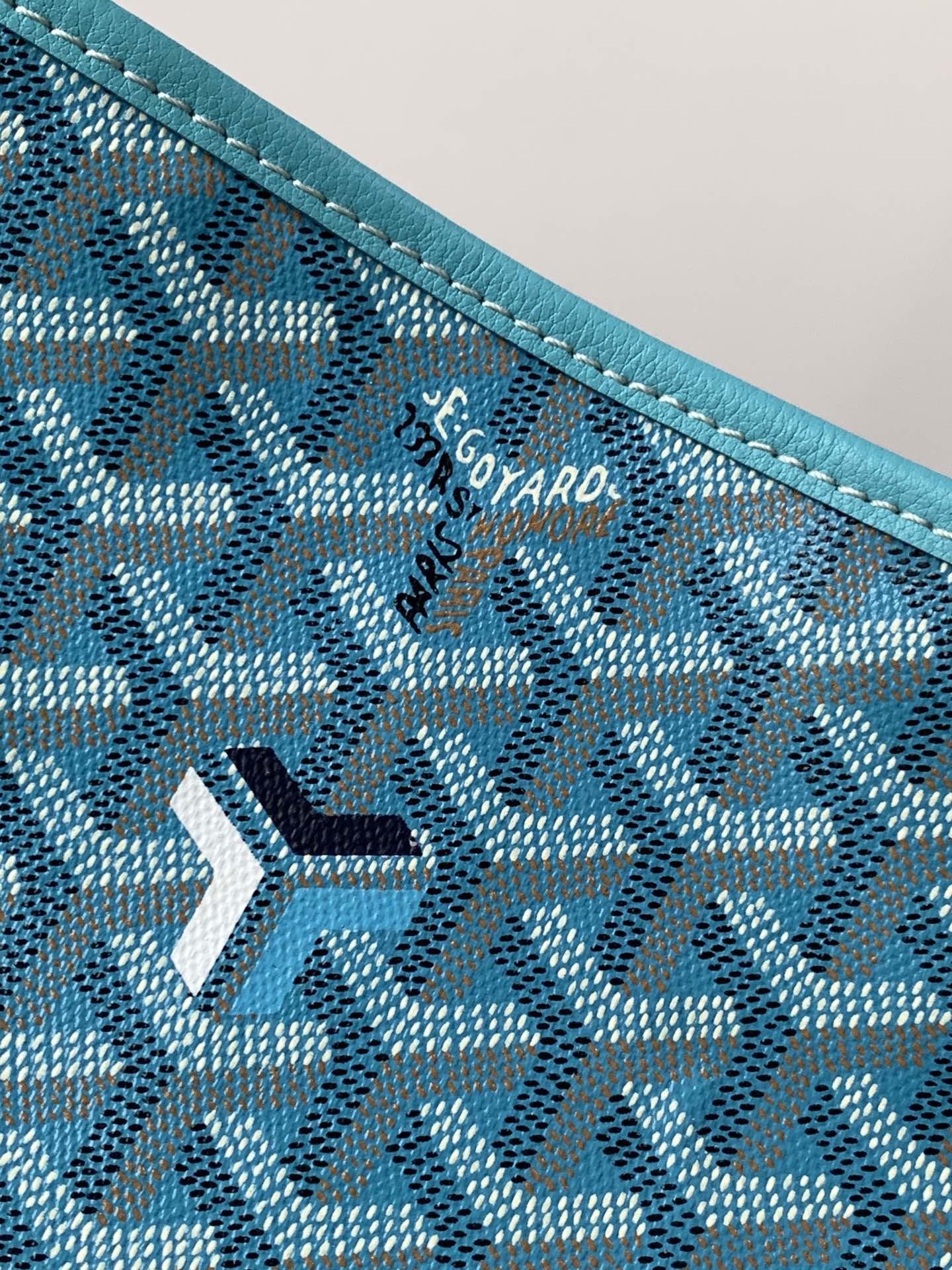 [TOP] Goyard Anjou Tote Bag- Turquoise