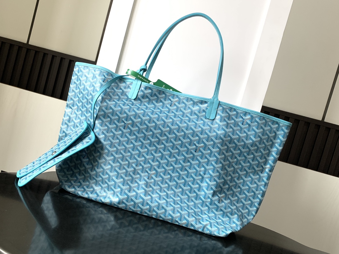 [TOP] Goyard Anjou Tote Bag- Turquoise