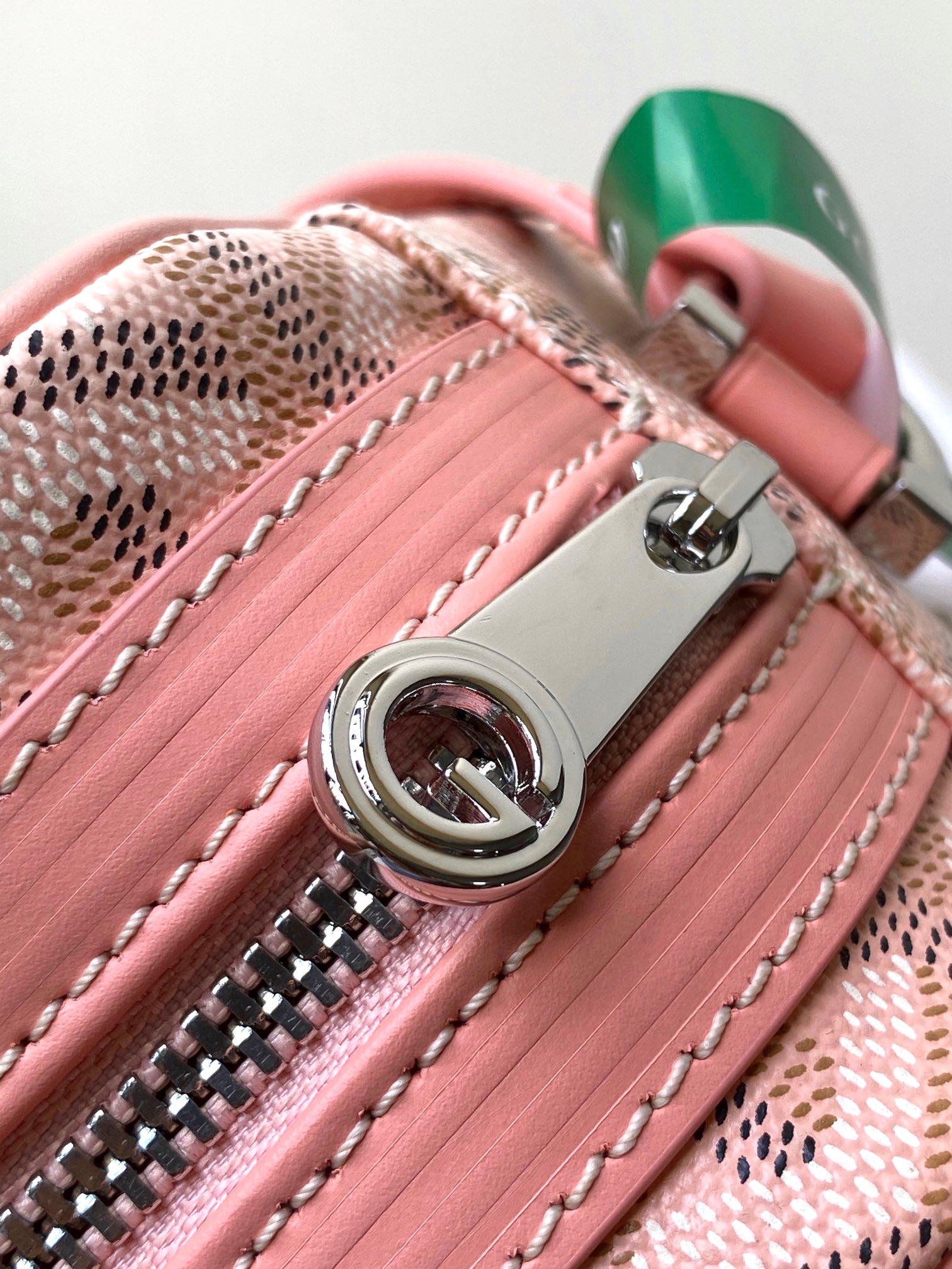 [TOP] Goyard Cap Vert Presbyard Full Print Crossbody Bag 13 x 6.5 x 22 cm - Pink