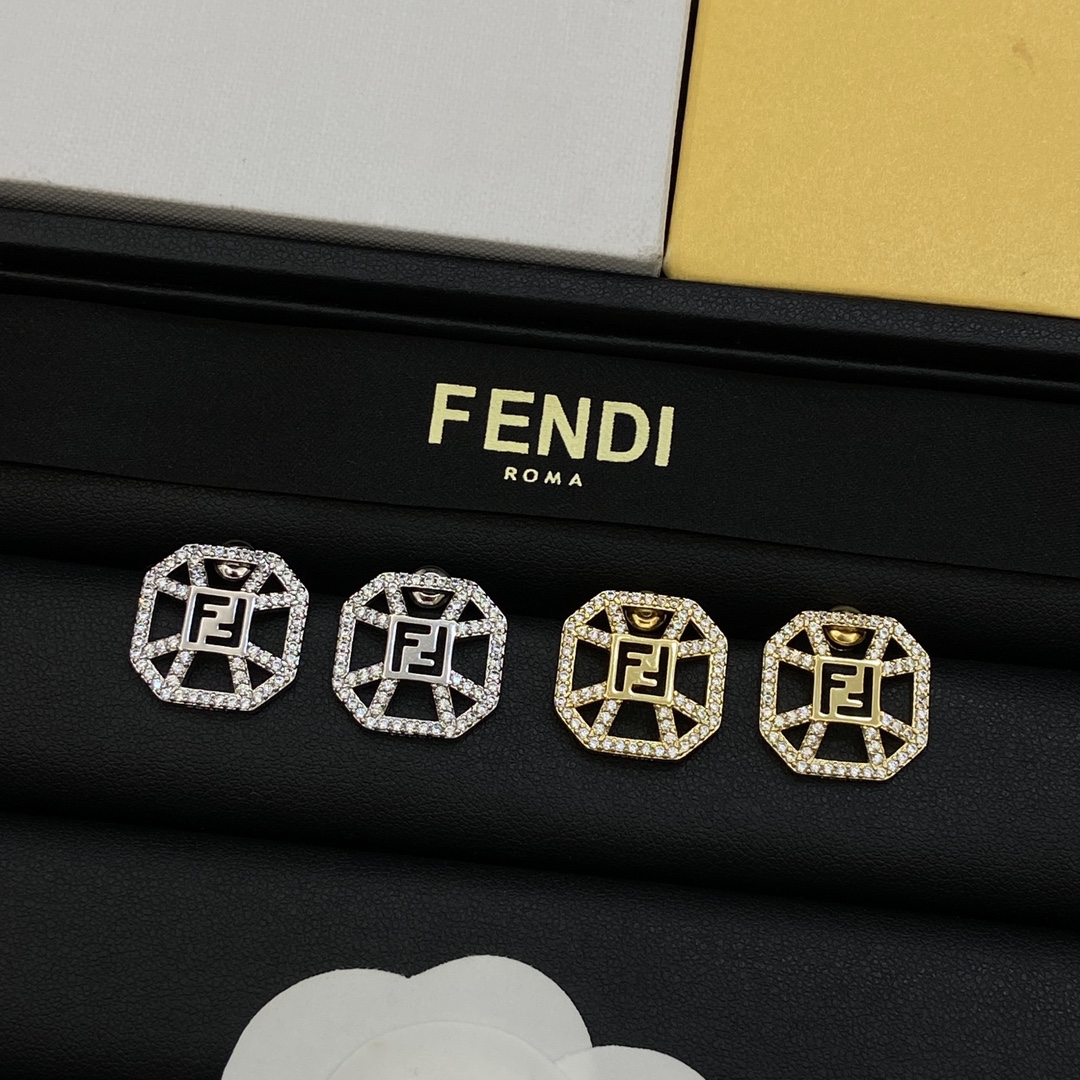 [TOP] FENDI FF Earrings - 2 Colors