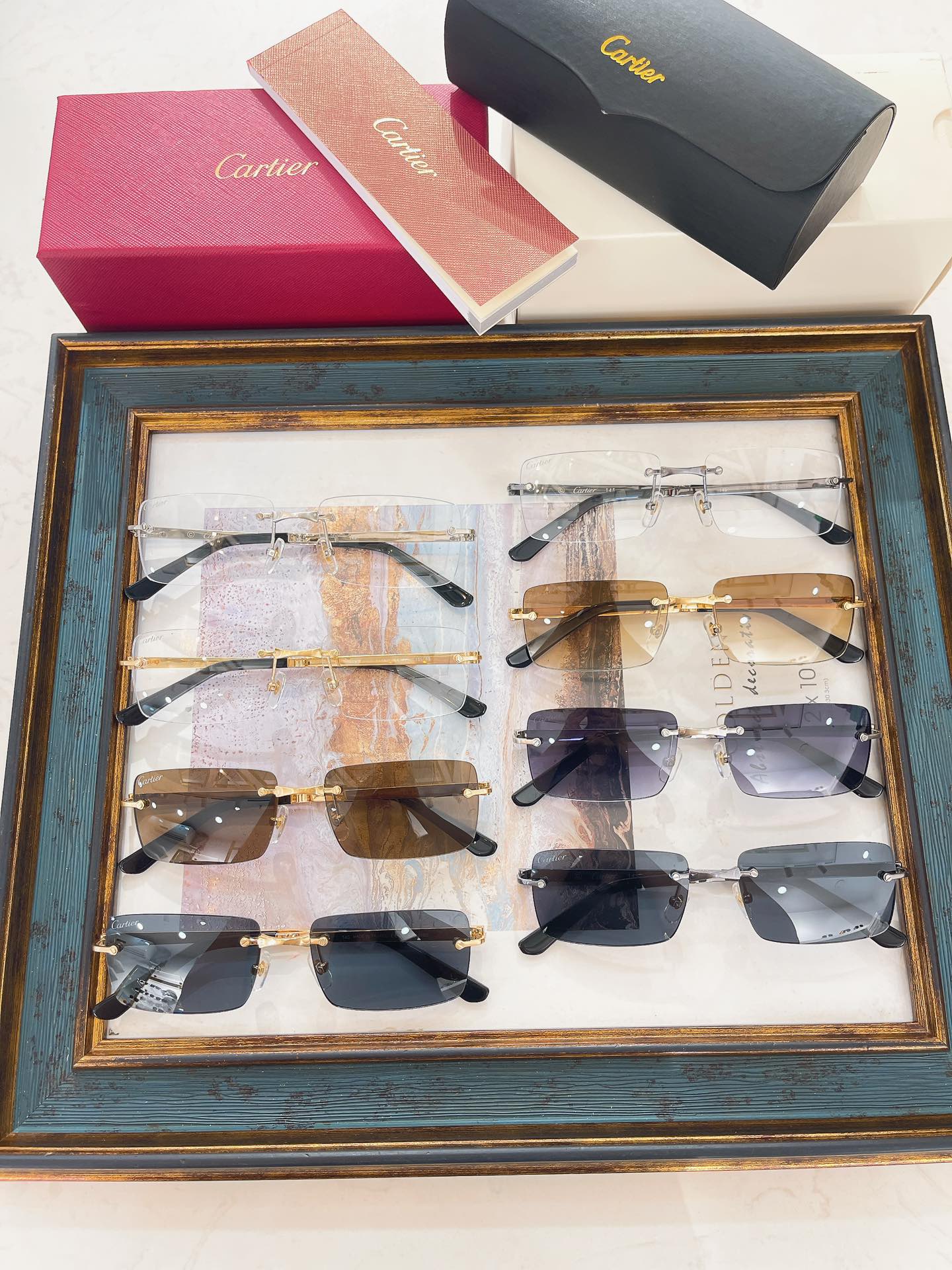 [TOP] Cartier Sunglasses - 8 Color