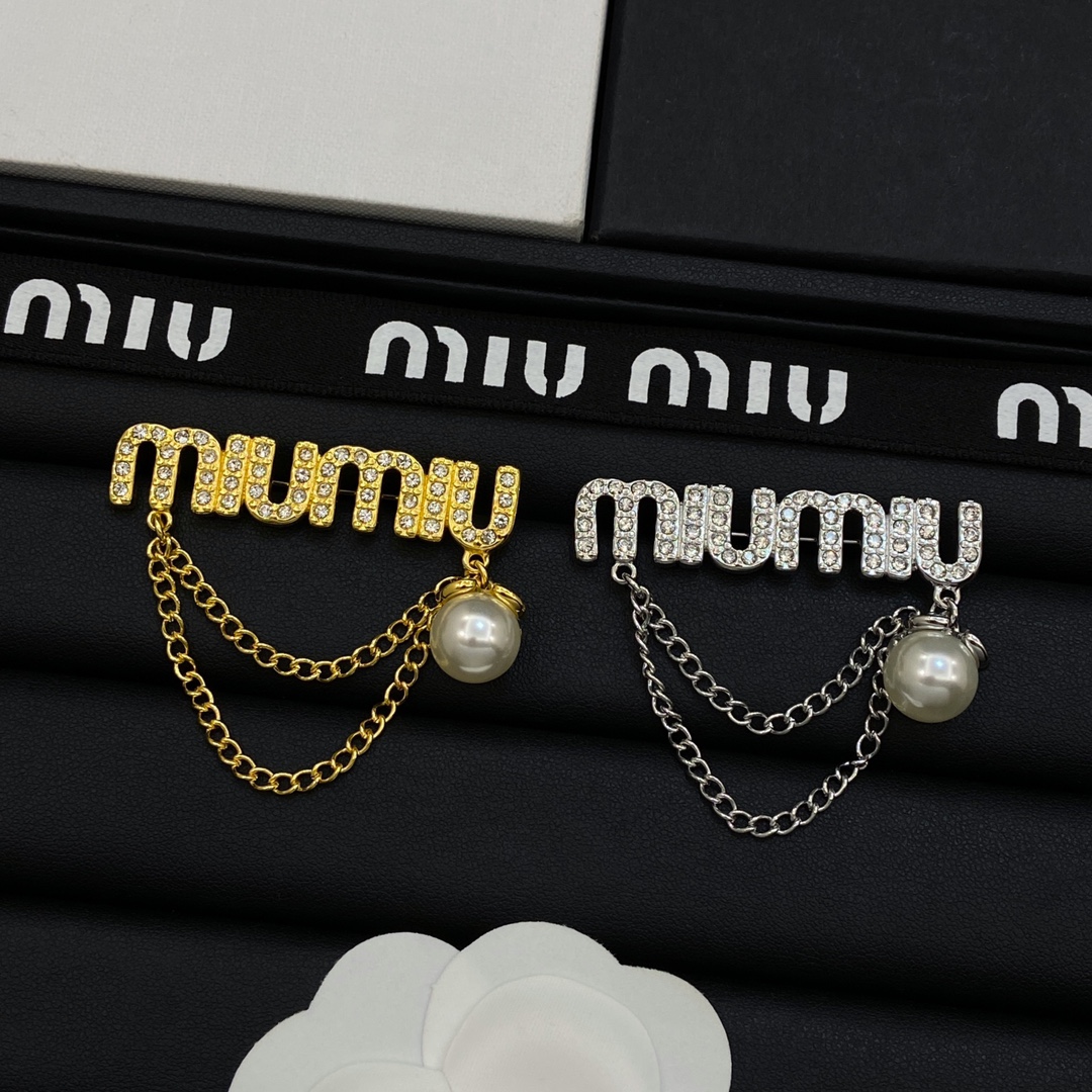 [TOP] Miu Miu  Brooch-2 Colors
