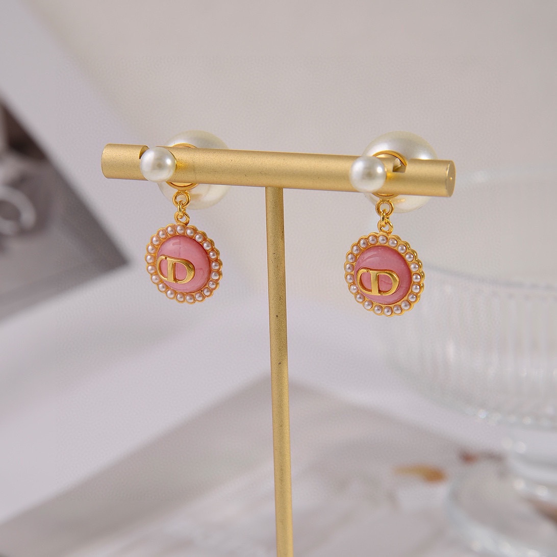 [TOP]Christian Dior CD Earrings-2 Colors - 711 Luxury