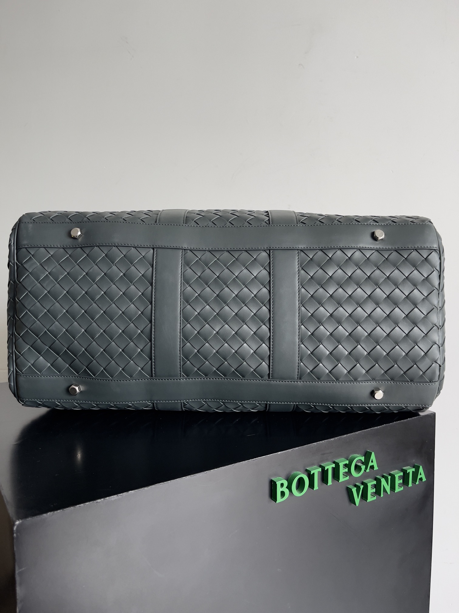[TOP] Bottega Veneta BV Woven Large Travel Bag 50*27*24cm - Two Colour
