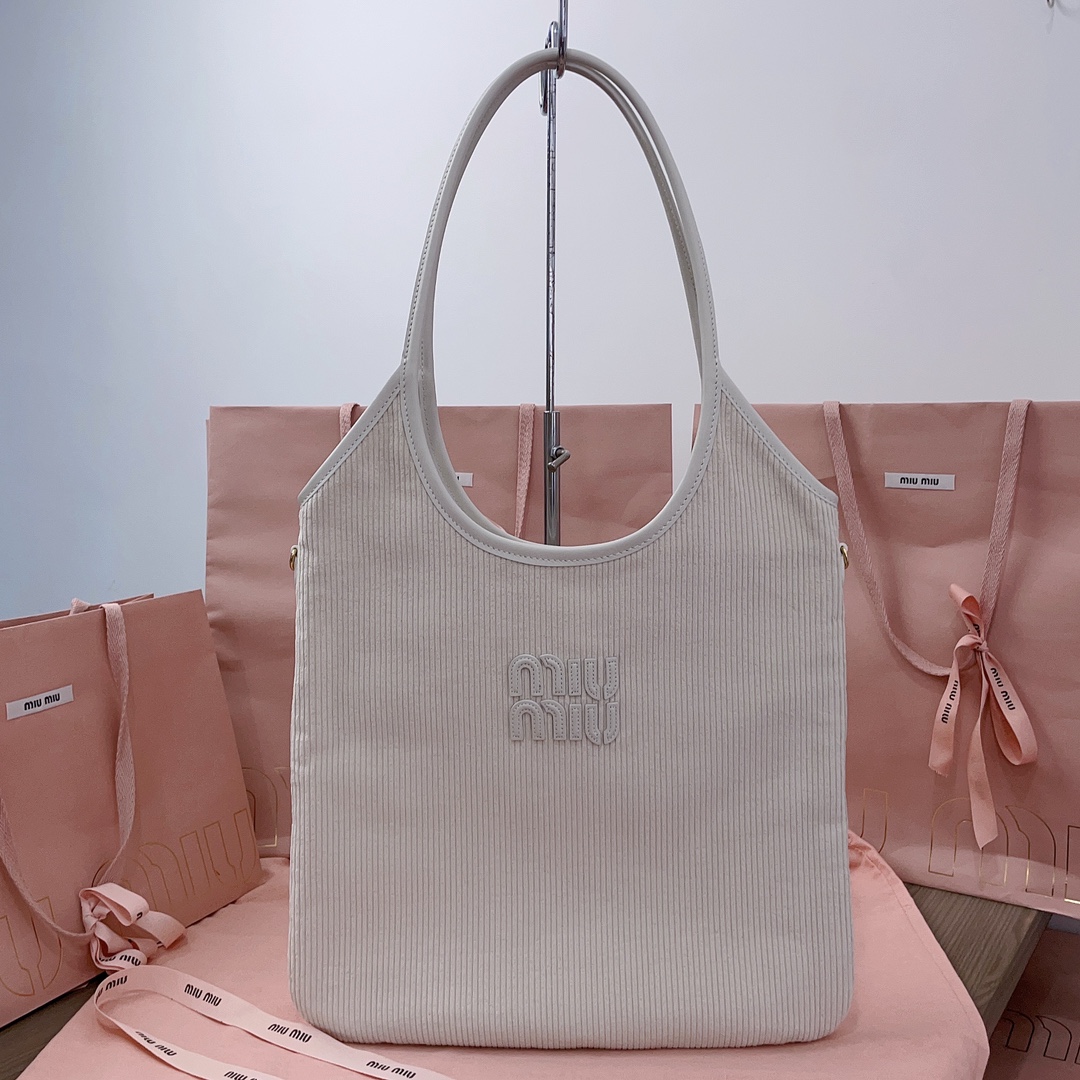 [TOP] Miu Miu Isedan Limited Tote Package 35x40cm - 3 Colour