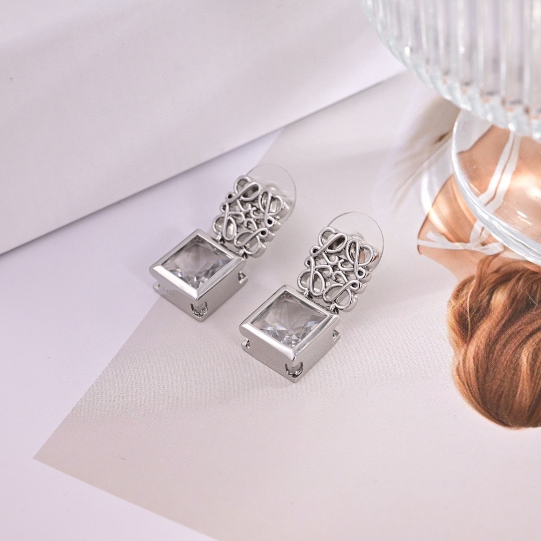 [TOP] LOEWE LOGO Earrings - 2 Colors