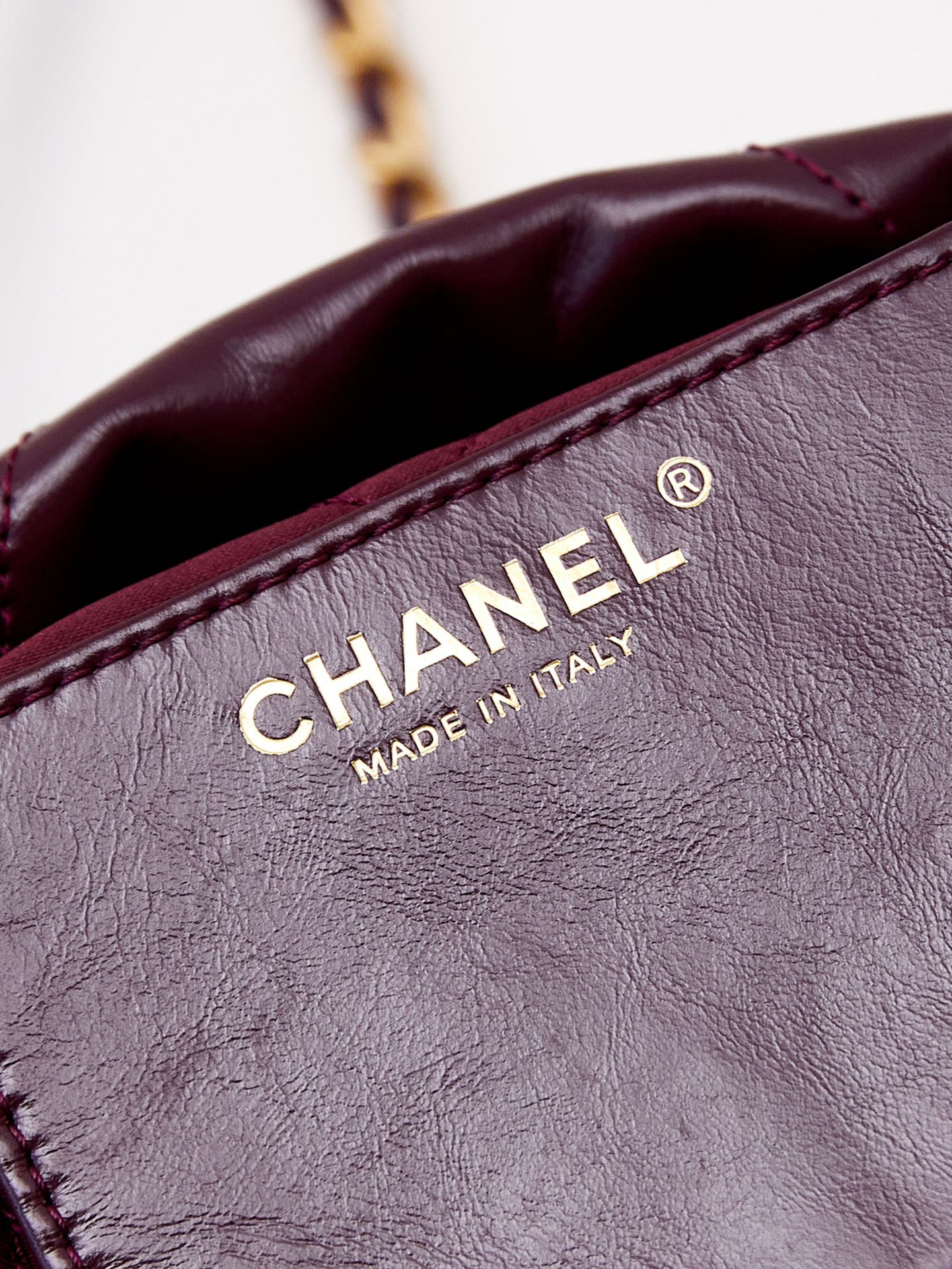 [TOP] CHANEL 22 Bag Mini 19x20x6cm - Dark Red