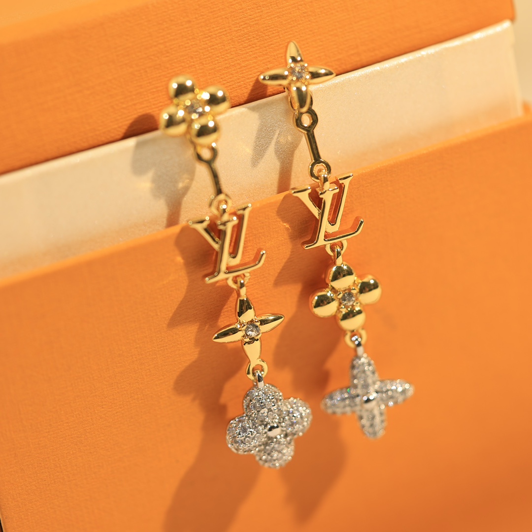 [TOP] Louis Vuitton LV Earrings