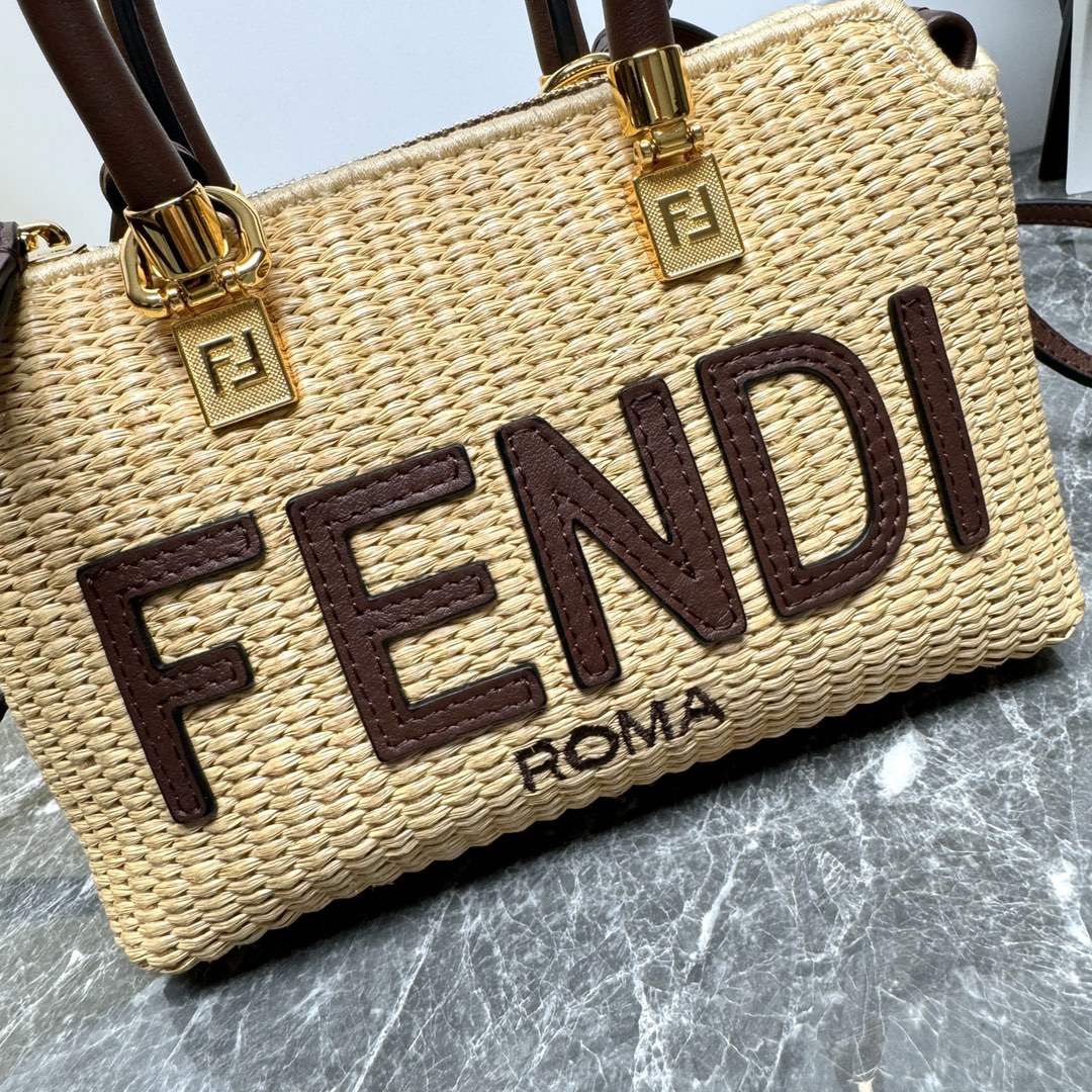 [TOP] FENDI Mini ByThe Way Boston Bags 18x12x9cm