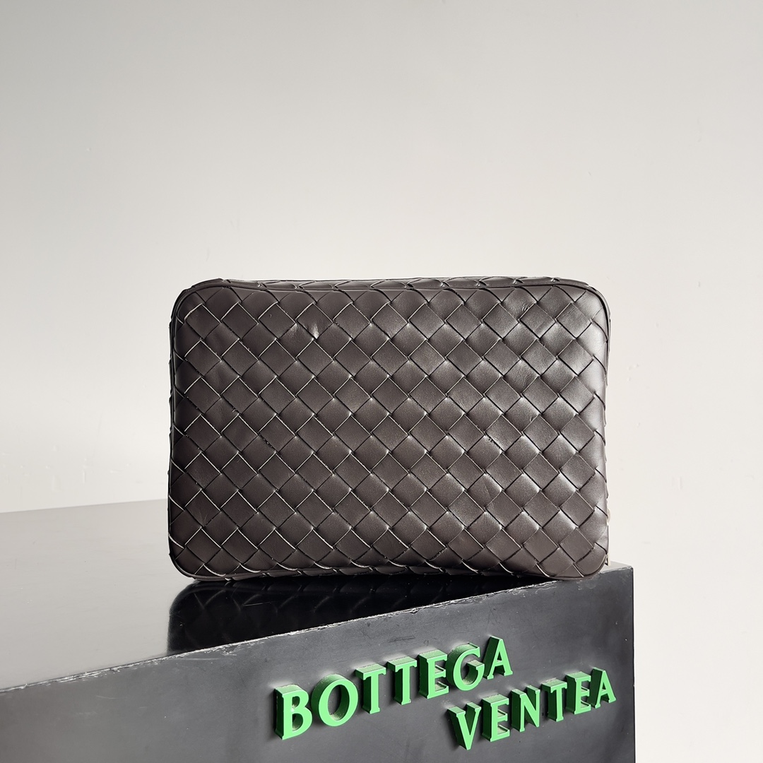 [TOP] Bottega Veneta BV Men's Cowhide Woven Handbag