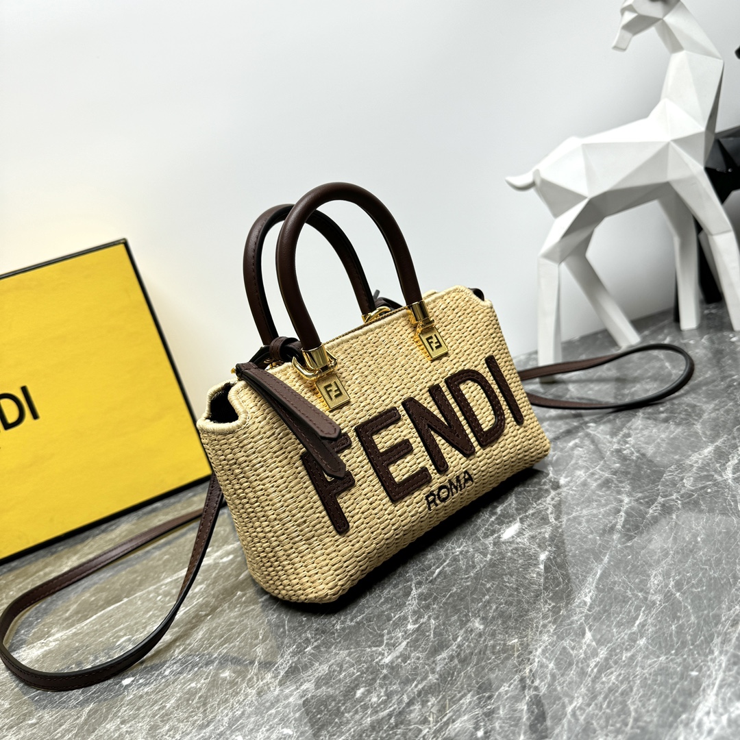 [TOP] FENDI Mini ByThe Way Boston Bags 18x12x9cm