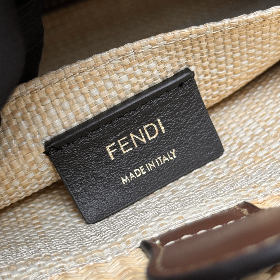 [TOP] FENDI Sunshine Bag 25cm - Brown