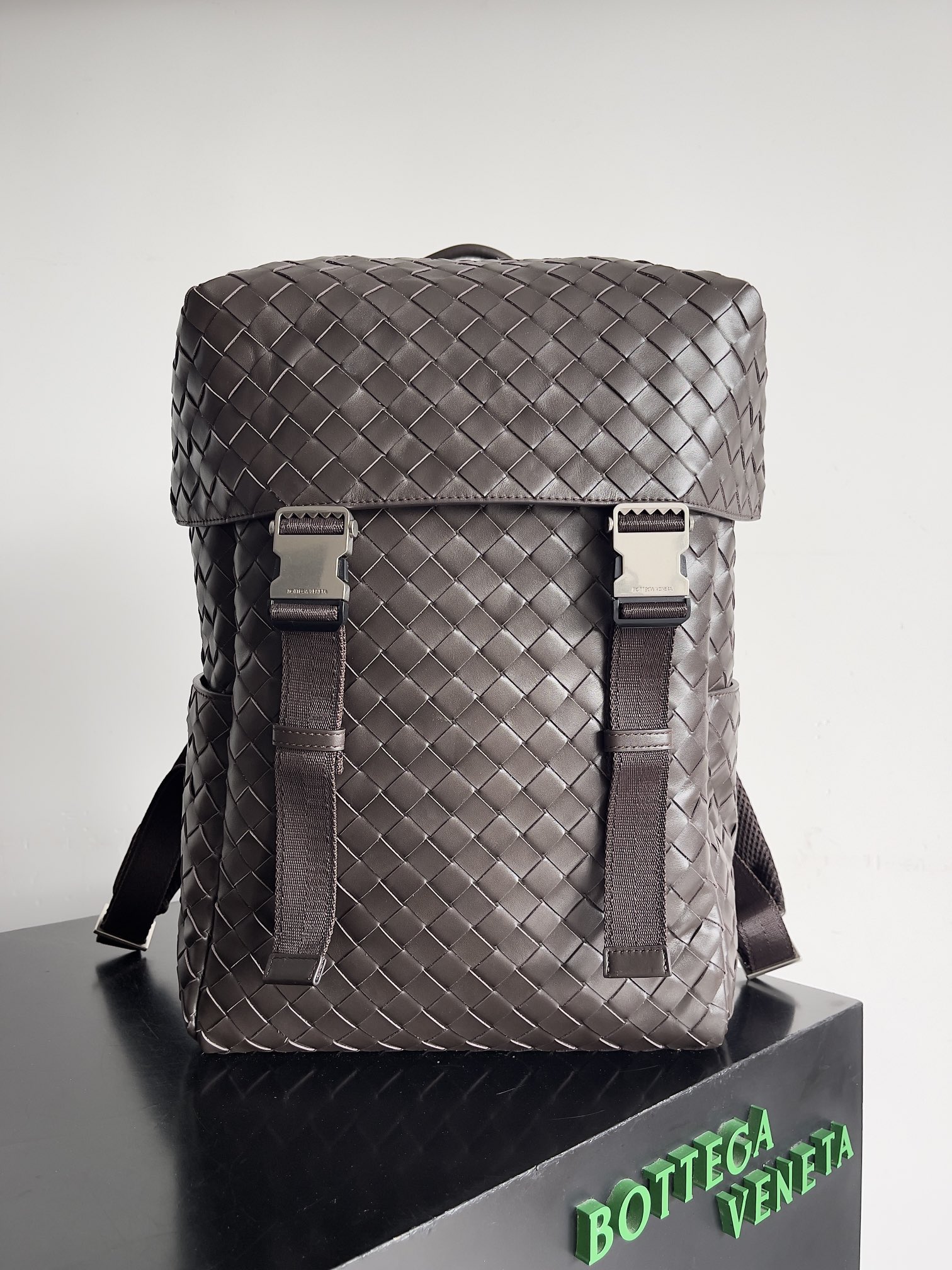 [TOP] Bottega Veneta BV Men's Cowhide Backpack 38*26*15cm - 2 Colour