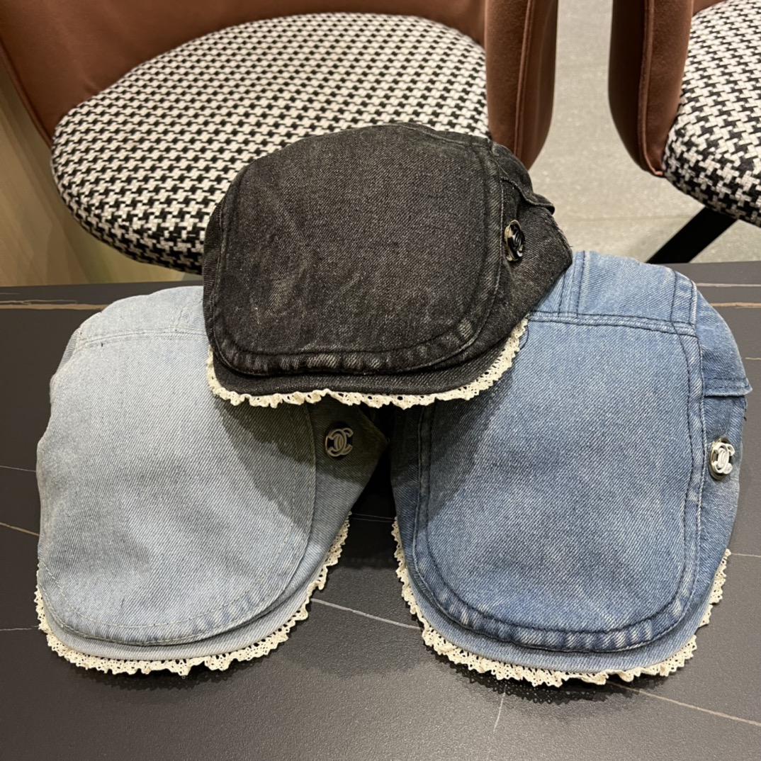 [TOP] CHANEL Retro Art Berett - 3 Colour