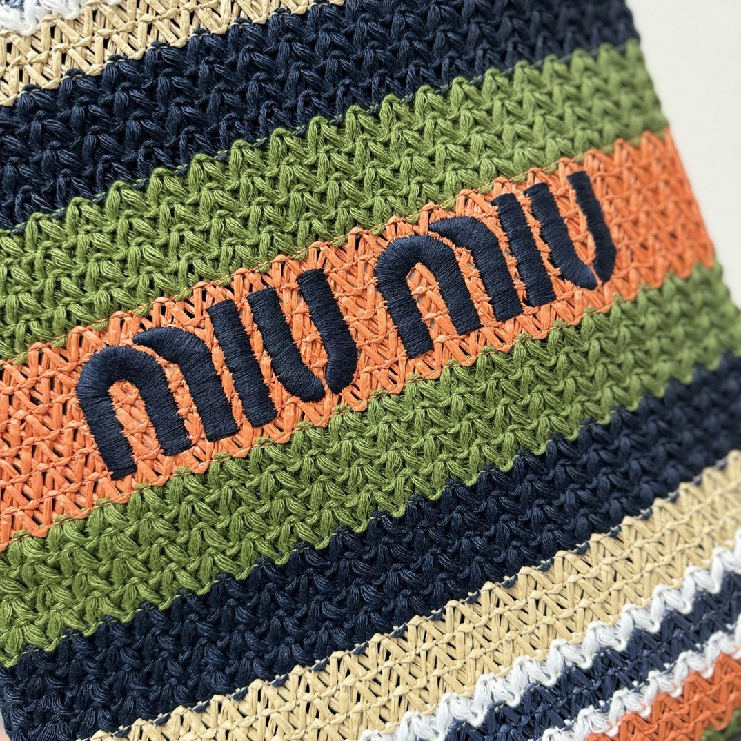 [TOP] Miu Miu Woven Tote Bag  40*34*16cm/30*38cm - Two Styles