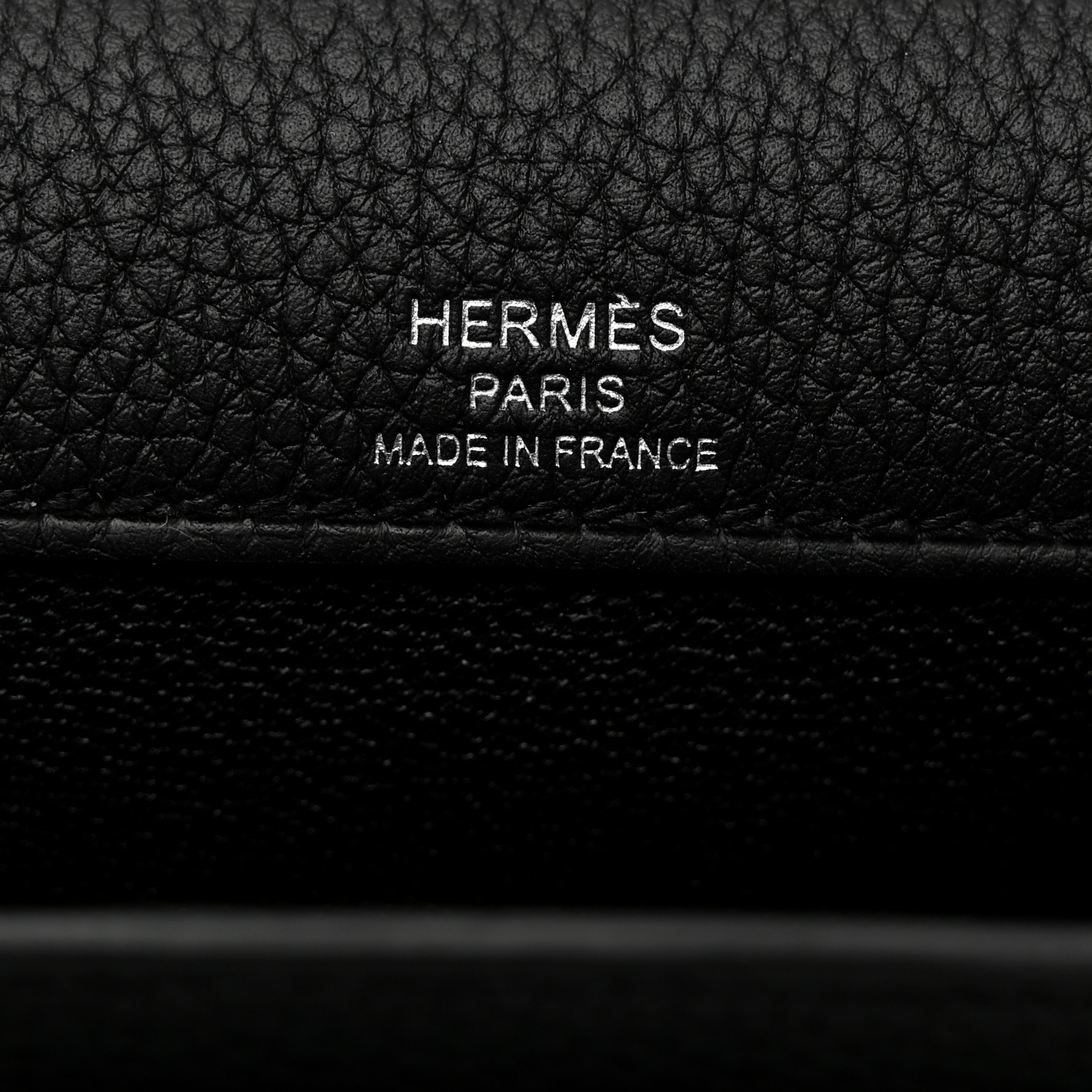 [TOP] HERMES Kelly Depeches Bag Togo Calfskin Leather 25CM - Black & SHW