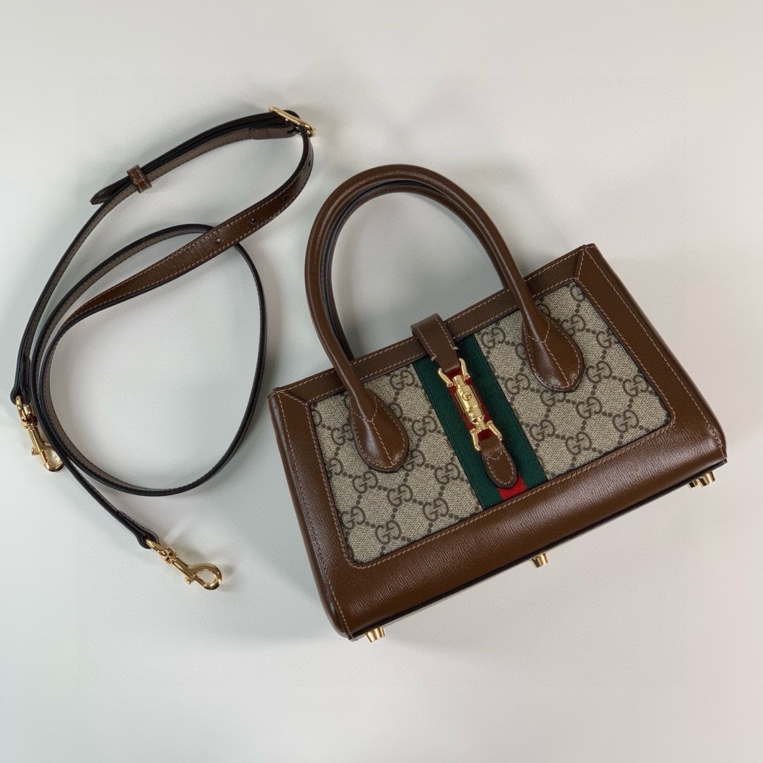 [TOP] GUCCI Jackie 1961 Bag 24X15X11cm - Brown