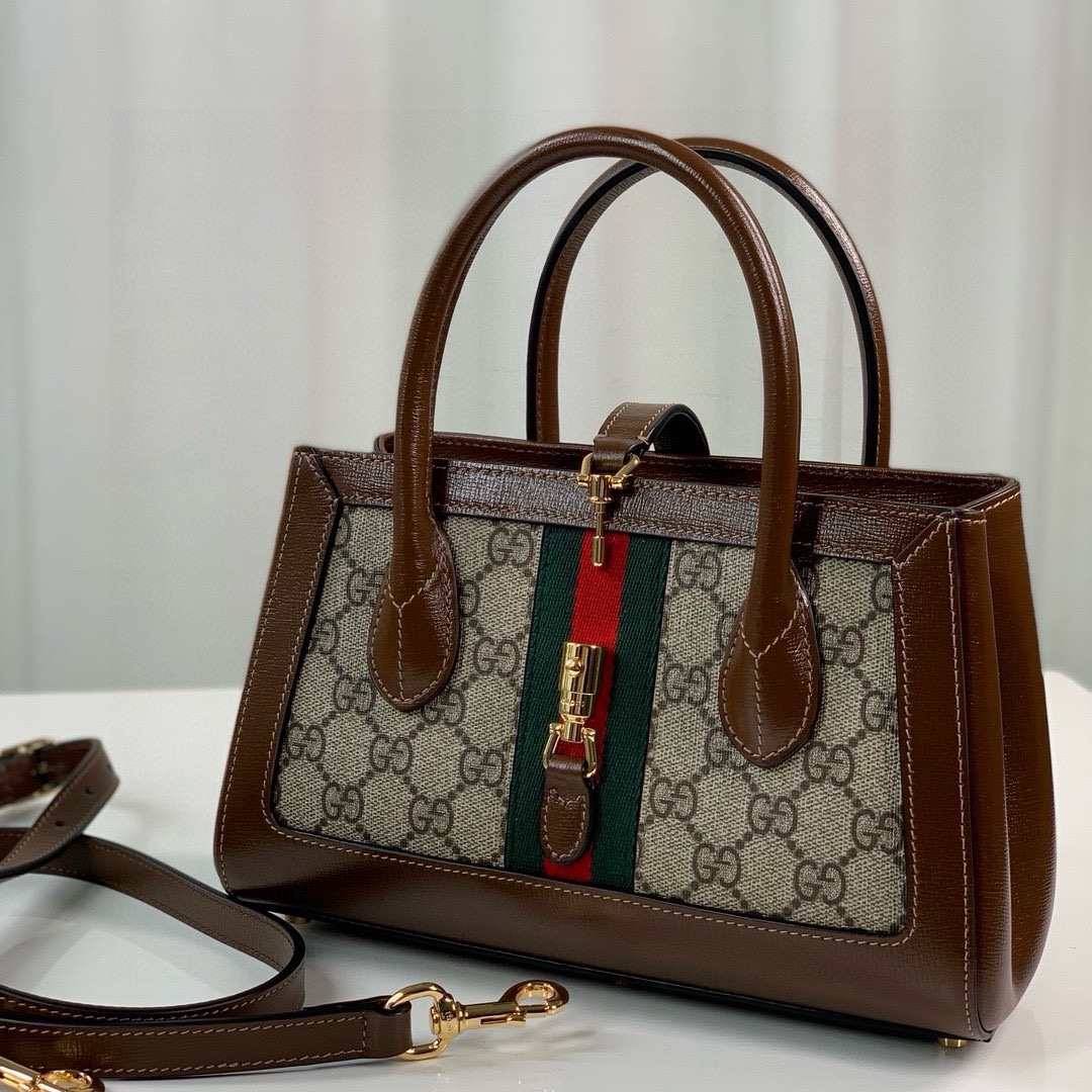 [TOP] GUCCI Jackie 1961 Bag 24X15X11cm - Brown