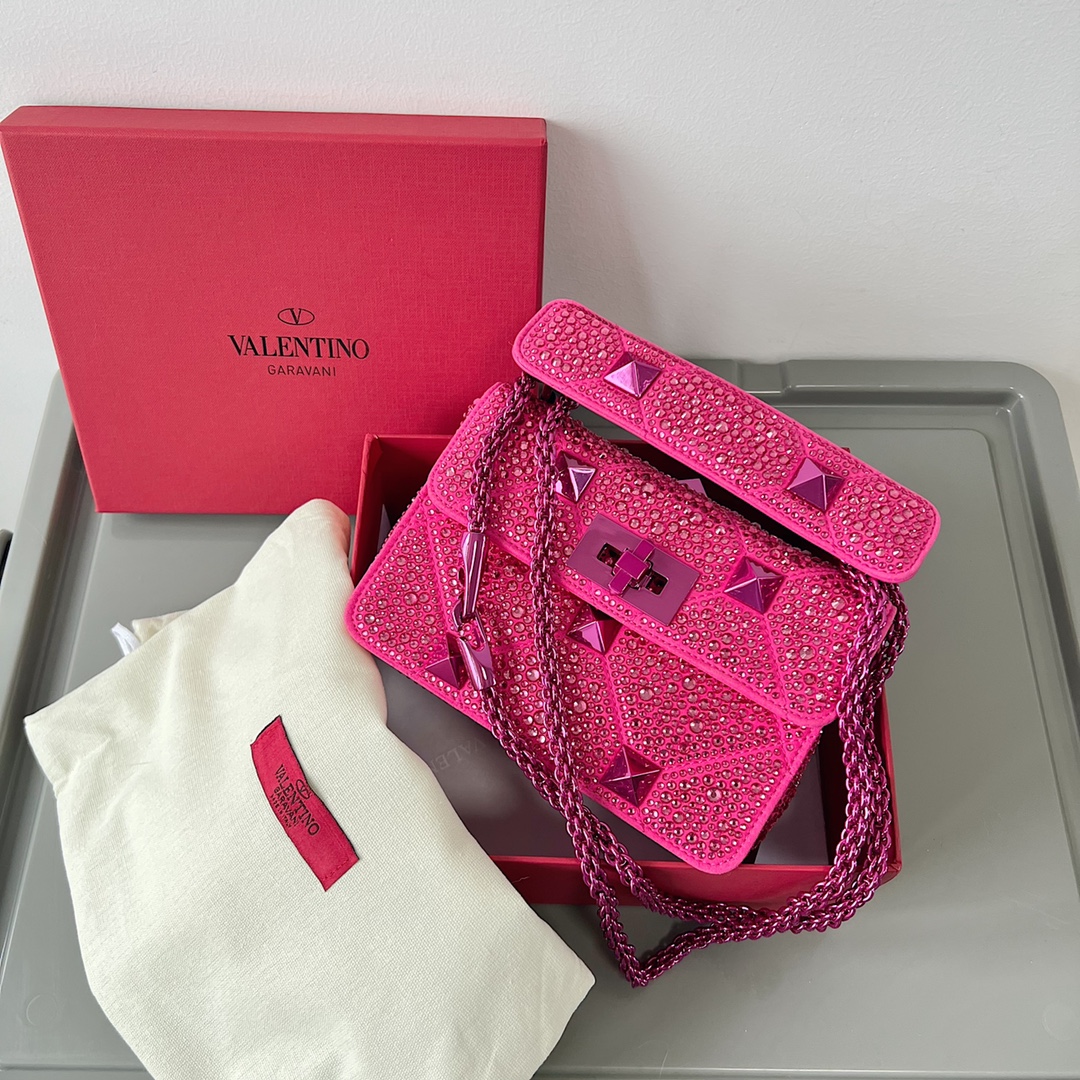 [TOP] VALENTINO Garavani Romanstud Bag 19cm - 6 Colors