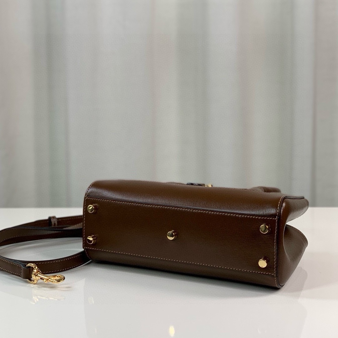 [TOP] GUCCI Jackie 1961 Bag 24X15X11cm - Brown