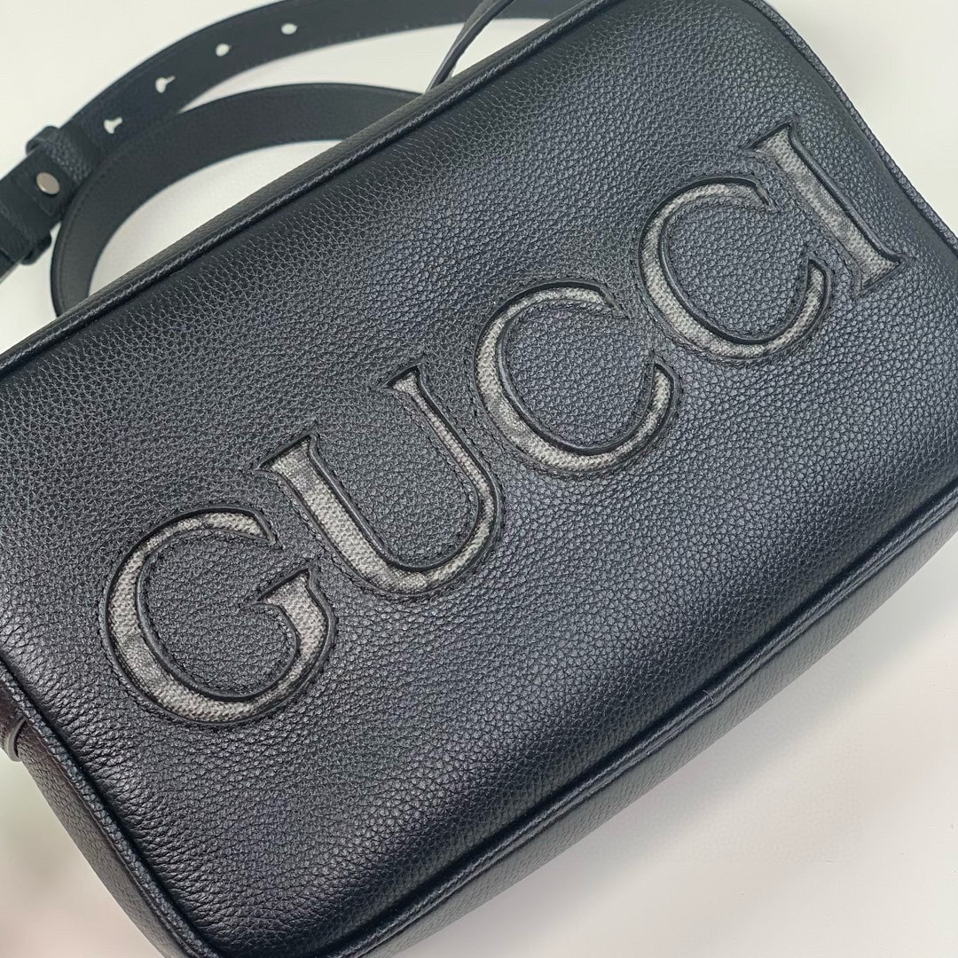 [TOP] GUCCI Shoulder Bag 14X23.5X6cm - Black