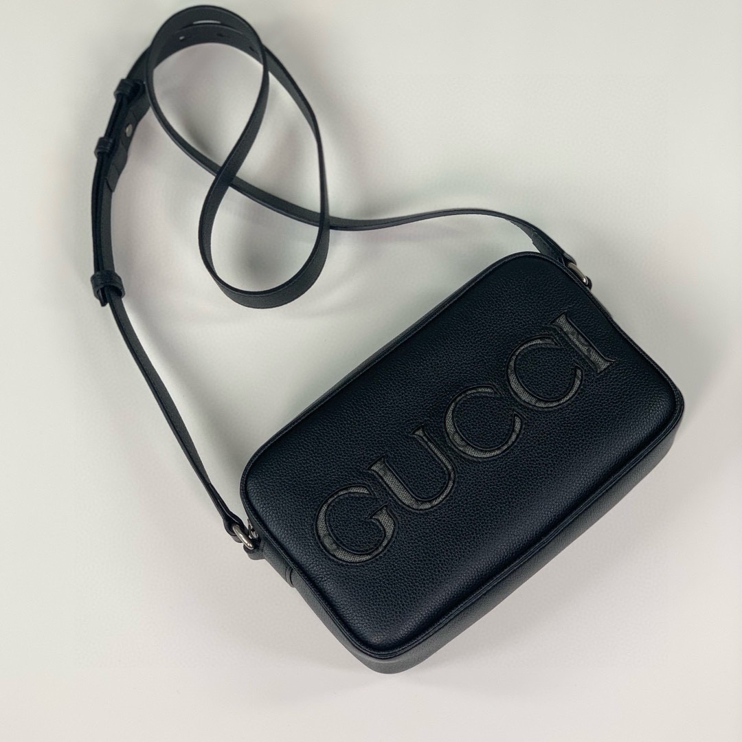 [TOP] GUCCI Shoulder Bag 14X23.5X6cm - Black